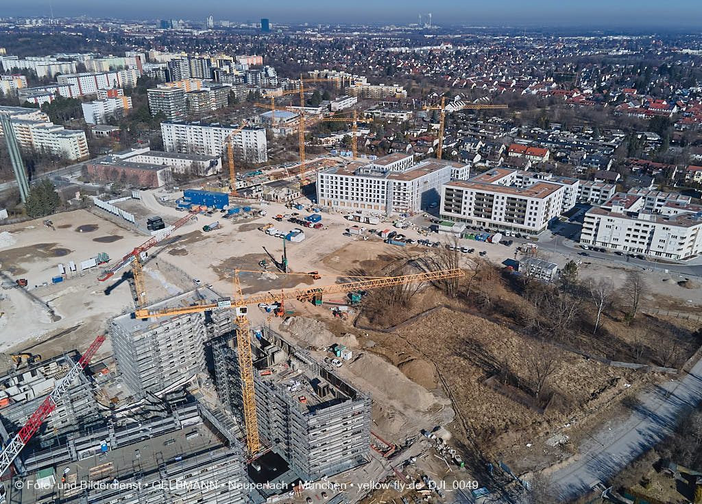 09.03.2022 - Baustelle PANDIONVERDE in Neuperlach  09.03.2022 - Baustelle PANDIONVERDE in Neuperlach